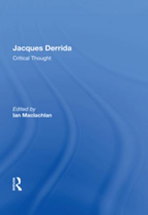 Cover of the book Jacques Derrida by Jim McGuigan, Dr Jim Mcguigan