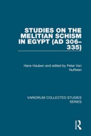 Cover of the book Studies on the Melitian Schism in Egypt (AD 306–335) by Tim J. Anderson