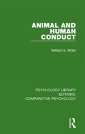 Book cover of Animal and Human Conduct