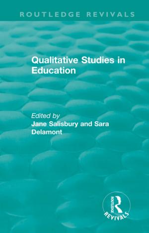 Cover of the book Qualitative Studies in Education (1995) by Martyn J. Lee