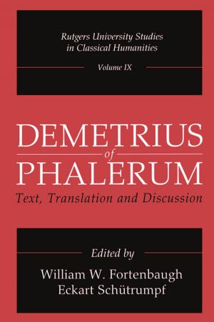 Cover of the book Demetrius of Phalerum by Suzanne Bratcher