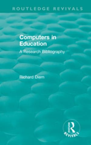 Cover of the book Computers in Education (1988) by Jeffrey A. Kottler
