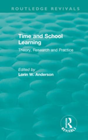 Cover of the book Time and School Learning (1984) by 