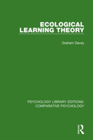 Cover of the book Ecological Learning Theory by Sebastian Biba