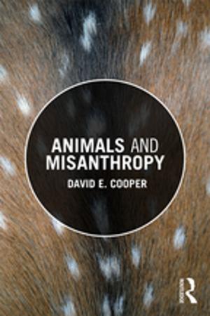 Cover of the book Animals and Misanthropy by Geoff Hampton, Christopher Rhodes, Michael Stokes