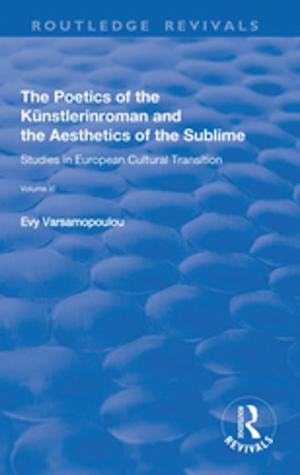 bigCover of the book The Poetics of the Kunstlerinroman and the Aesthetics of the Sublime by 