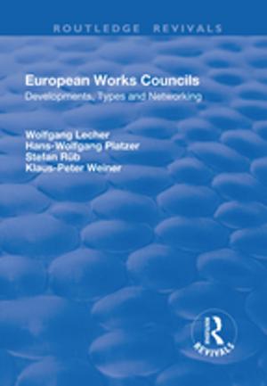 Cover of the book European Works Councils by Joseph Hacker