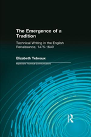 Cover of the book The Emergence of a Tradition by Dave Kost