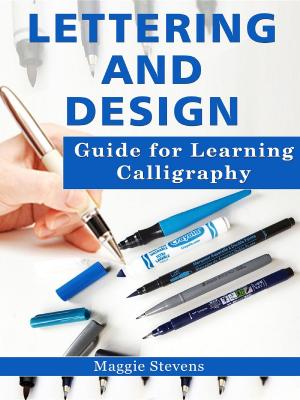 Book cover of Lettering and Design Guide for Learning Calligraphy