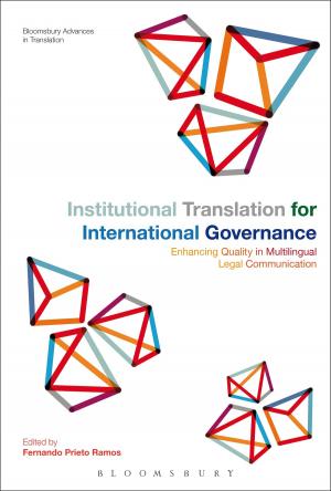Cover of the book Institutional Translation for International Governance by Professor Frank Furedi