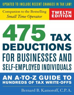 Cover of the book 475 Tax Deductions for Businesses and Self-Employed Individuals by Peter Laufer