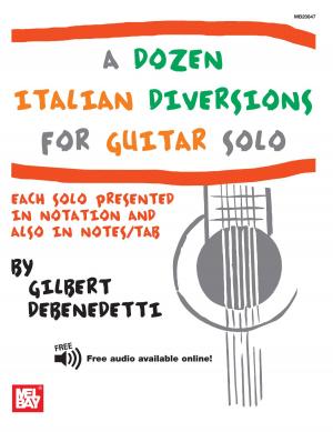 Cover of the book A Dozen Italian Diversions for Guitar Solo by David Barrett
