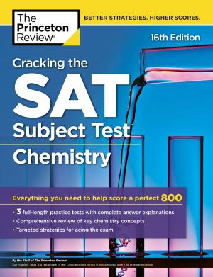 Book cover of Cracking the SAT Subject Test in Chemistry, 16th Edition