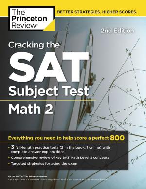 Cover of the book Cracking the SAT Subject Test in Math 2, 2nd Edition by Denise Vega