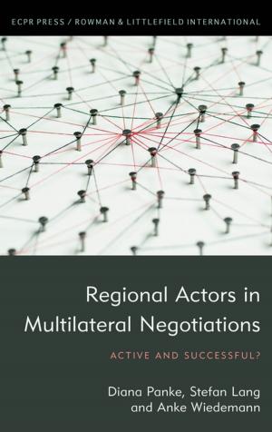 Cover of the book Regional Actors in Multilateral Negotiations by Michael O'Neill Burns