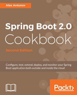 Cover of the book Spring Boot 2.0 Cookbook by Atul S. Khot, Raju Kumar Mishra
