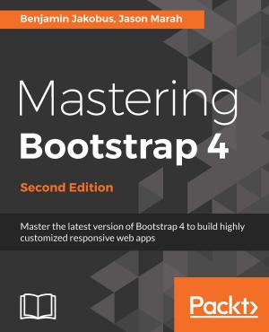 Book cover of Mastering Bootstrap 4