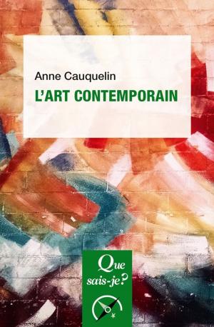 Cover of the book L'art contemporain by Élie Halévy