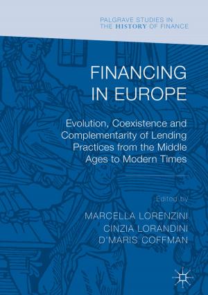 Cover of the book Financing in Europe by Hervé Le Dret, Brigitte Lucquin