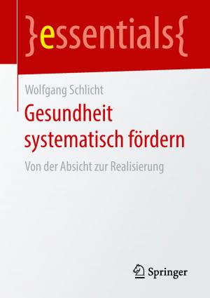 Cover of Gesundheit systematisch fördern