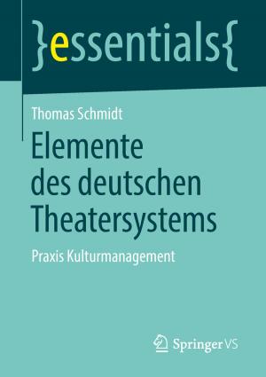 Cover of the book Elemente des deutschen Theatersystems by Johannes Robier