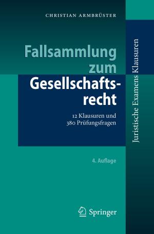 Cover of the book Fallsammlung zum Gesellschaftsrecht by Jörg Berger