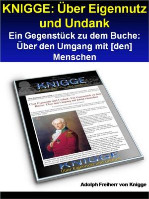 Book cover of KNIGGE: Über Eigennutz und Undank