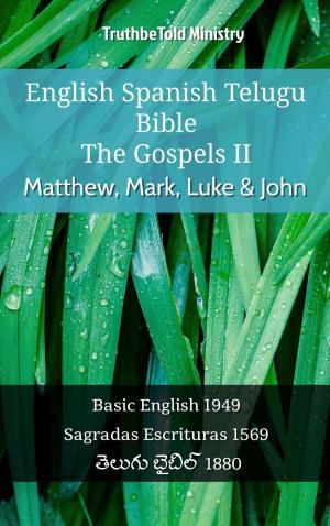 Book cover of English Spanish Telugu Bible - The Gospels II - Matthew, Mark, Luke & John