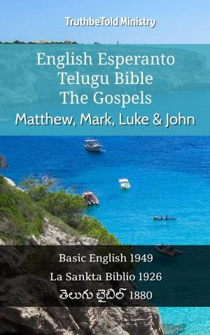Cover of English Esperanto Telugu Bible - The Gospels - Matthew, Mark, Luke & John