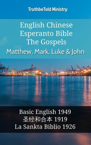 Cover of English Chinese Esperanto Bible - The Gospels - Matthew, Mark, Luke & John