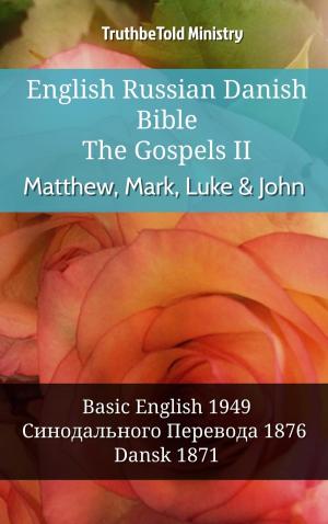 bigCover of the book English Russian Danish Bible - The Gospels II - Matthew, Mark, Luke & John by 