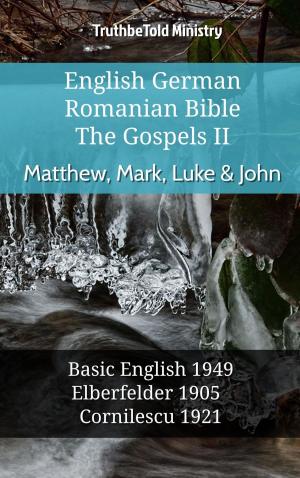 Cover of English German Romanian Bible - The Gospels II - Matthew, Mark, Luke & John