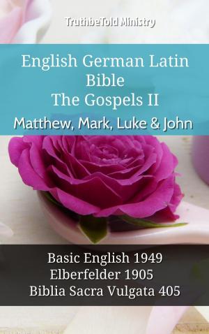 bigCover of the book English German Latin Bible - The Gospels II - Matthew, Mark, Luke & John by 