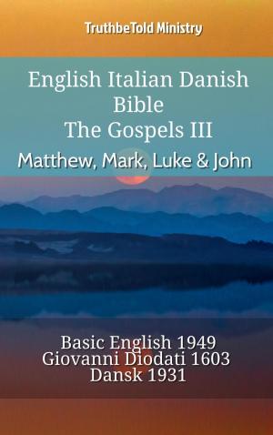bigCover of the book English Italian Danish Bible - The Gospels III - Matthew, Mark, Luke & John by 