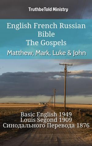 bigCover of the book English French Russian Bible - The Gospels - Matthew, Mark, Luke & John by 