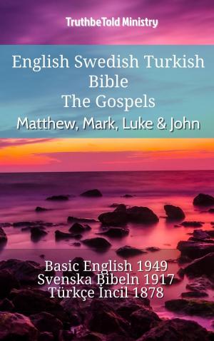 Book cover of English Swedish Turkish Bible - The Gospels - Matthew, Mark, Luke & John
