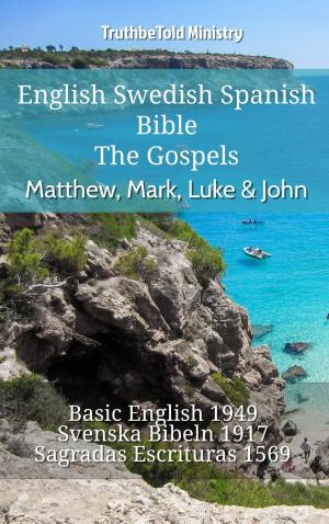 bigCover of the book English Swedish Spanish Bible - The Gospels - Matthew, Mark, Luke & John by 