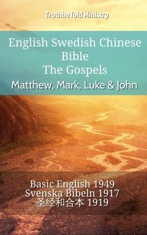 Book cover of English Swedish Chinese Bible - The Gospels - Matthew, Mark, Luke & John