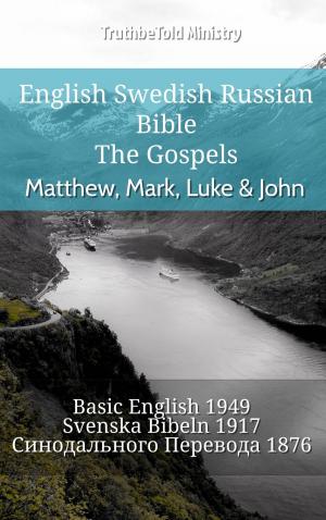 Cover of English Swedish Russian Bible - The Gospels - Matthew, Mark, Luke & John