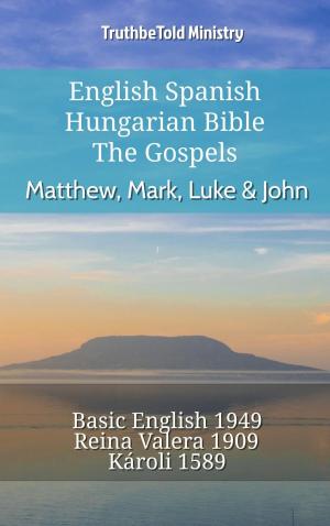 Cover of the book English Spanish Hungarian Bible - The Gospels - Matthew, Mark, Luke & John by TruthBeTold Ministry