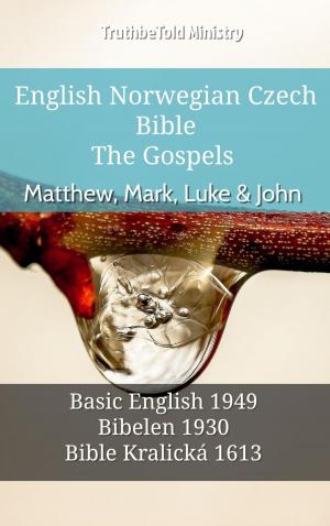 Cover of the book English Norwegian Czech Bible - The Gospels - Matthew, Mark, Luke & John by TruthBeTold Ministry