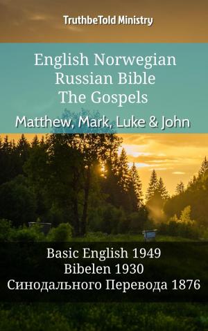 bigCover of the book English Norwegian Russian Bible - The Gospels - Matthew, Mark, Luke & John by 
