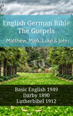 Cover of English German Bible - The Gospels - Matthew, Mark, Luke and John