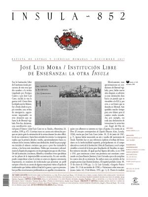 Cover of the book Misceláneo (Ínsula n° 852, diciembre de 2017) by Luz Gabás