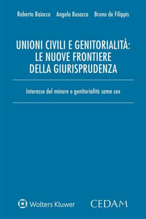 Cover of the book Unioni civili e genitorialità: le nuove frontiere della giurisprudenza by Castagnola Angelo & Delfini Francesco