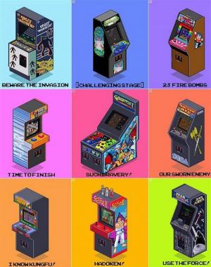 Book cover of Top 50 arcade cabinets
