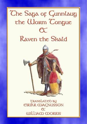 Cover of the book THE SAGA OF GUNNLAUG THE WORM-TONGUE AND RAVEN THE SKALD - A Norse/Viking Saga by George Ethelbert Walsh, Illustrated by EDWIN JOHN PRITTIE