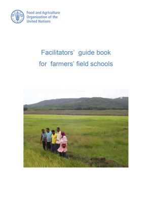 Book cover of Facilitators’ Guide Book for Farmers’ Field Schools