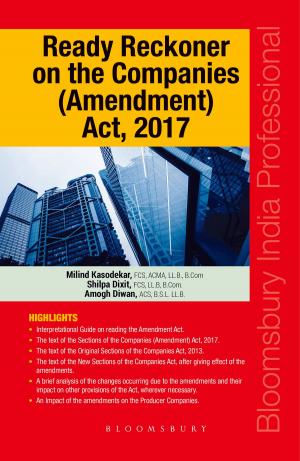 Cover of the book Ready Reckoner on the Companies (Amendment) Act, 2017 by Douglas C. Dildy