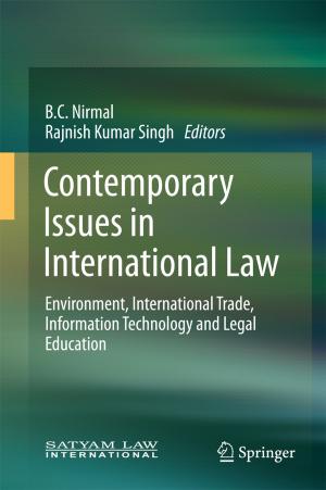 Cover of the book Contemporary Issues in International Law by Urmi Nanda Biswas, Karin Allard, Anders Pousette, Annika Härenstam, Birgitta Jordansson